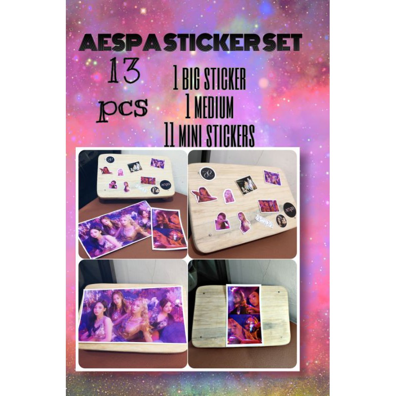 

STIKER AESPA KPOP MURAH DECO READY STOCK!
