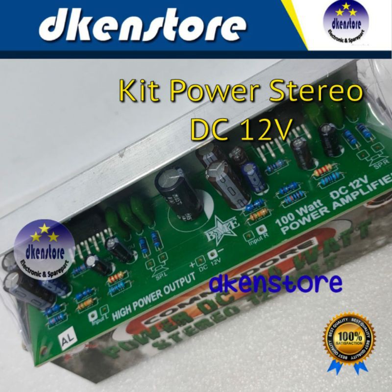 Kit Power DC 12V stereo 100Watt TDA2005 12 Volt