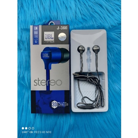 Handsfree Earphone Premium Seri J -366 3D Surround Sound LOSSLESS