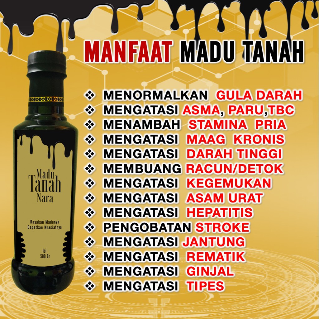 Madu Hitam Madu Pahit Madu Hitam Pahit Asli Madu Tanah Nara Ori