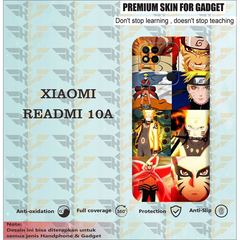 GARSKIN HANDPHONE 2PCS XIAOMI READMI 10A NARUTO