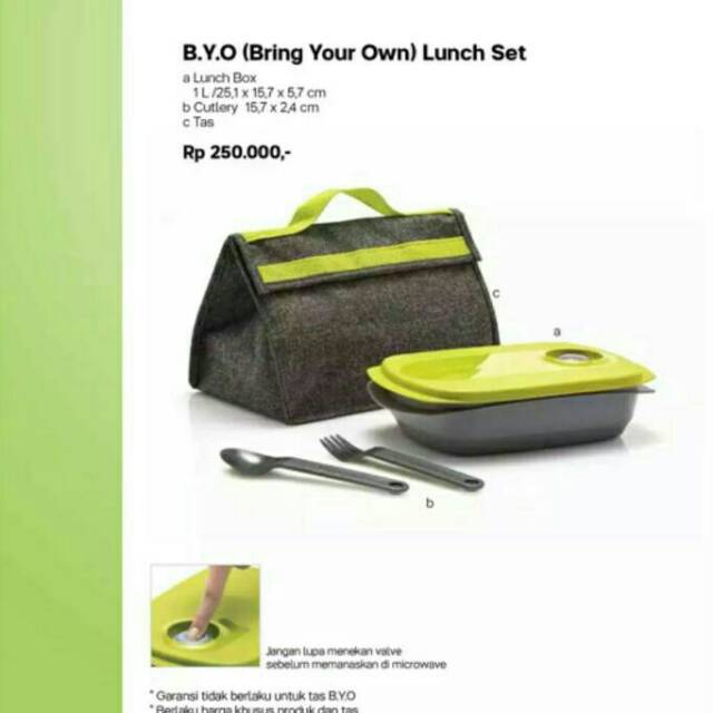 BYO ( Bring Your Own) lunch set