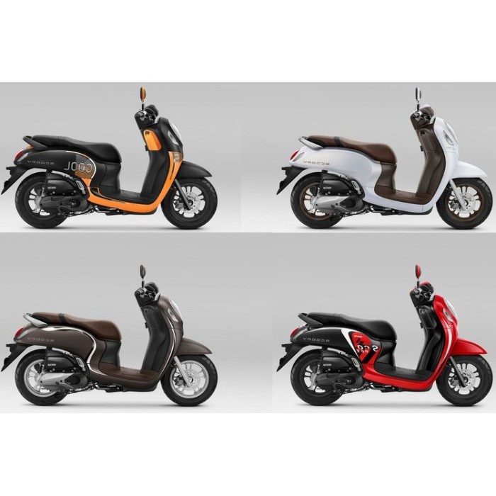 Sarung Jok Motor Scopy Jok Scoopy CoverJok Kulit Jok Sarung Scoopy Mot