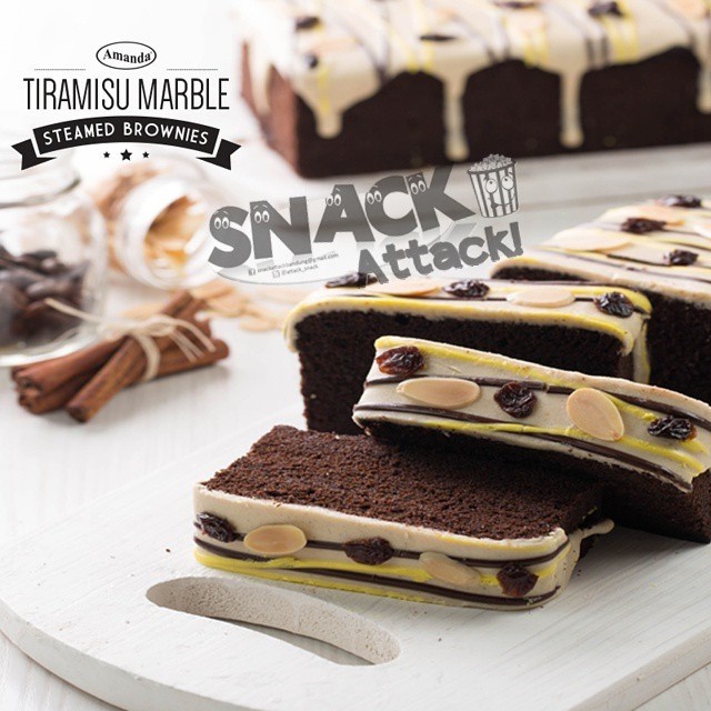 

Tiramisu Marble - Brownies Kukus Amanda