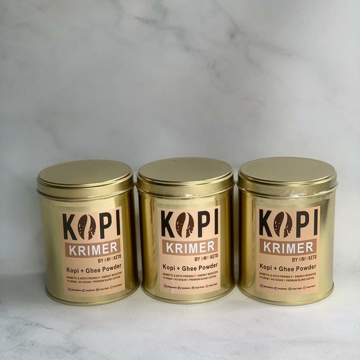 

Krimer- Kopi Krimer (Kopi + Ghee Powder) 150 Gram/Kaleng -Krimer.