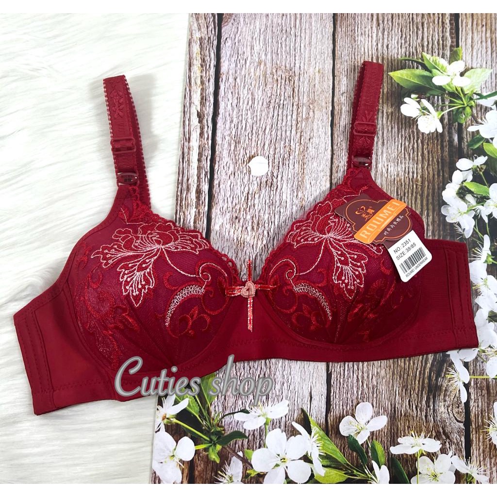 RUOMEI Bra Brukat- non kawat - sz 38-44