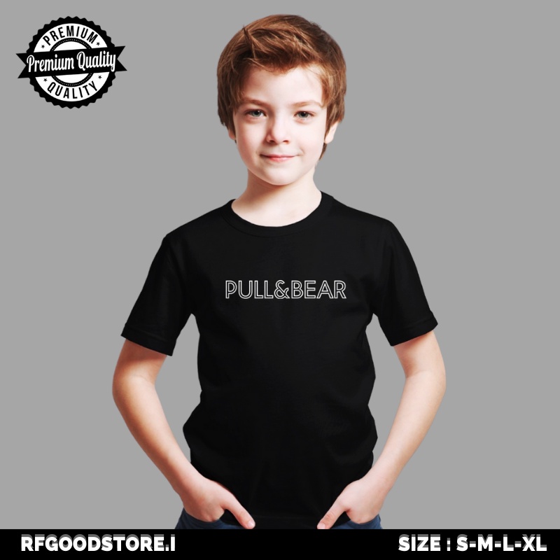 KAOS PULL AND BEAR ANAK LAKI LAKI PEREMPUAN BAJU TSHIRT DISTRO SABLON DIGITAL ANAK LAKI LAKI PEREMPU