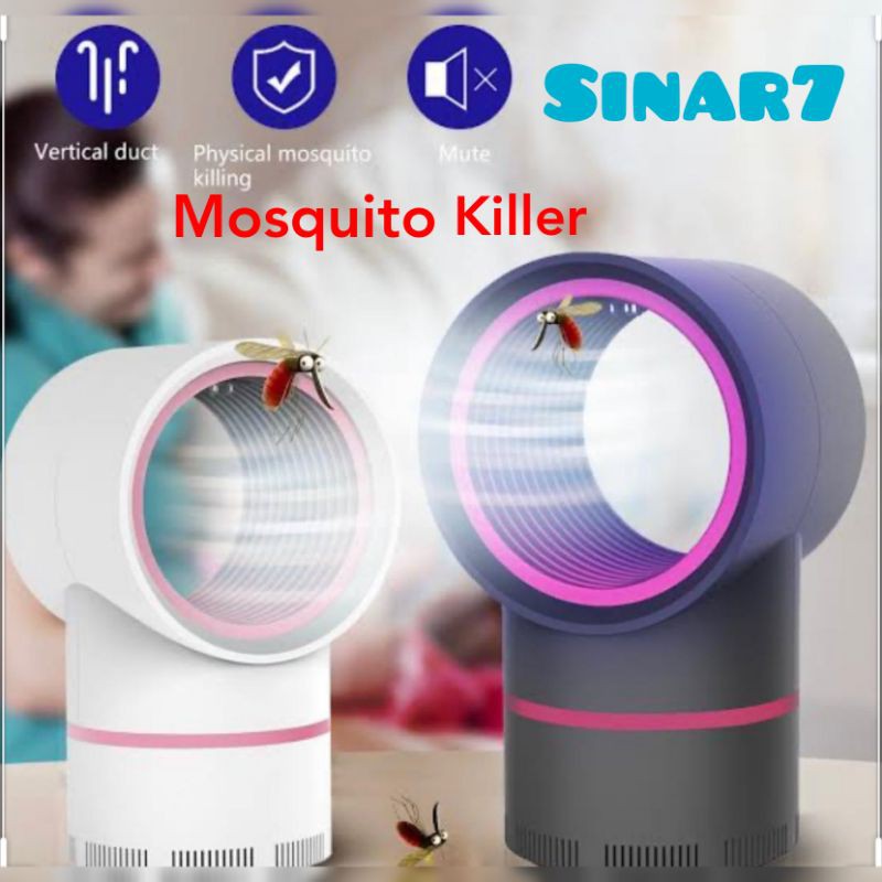 Lampu UV Pembasmi nyamuk USB/ mosquito killer vortex purple light