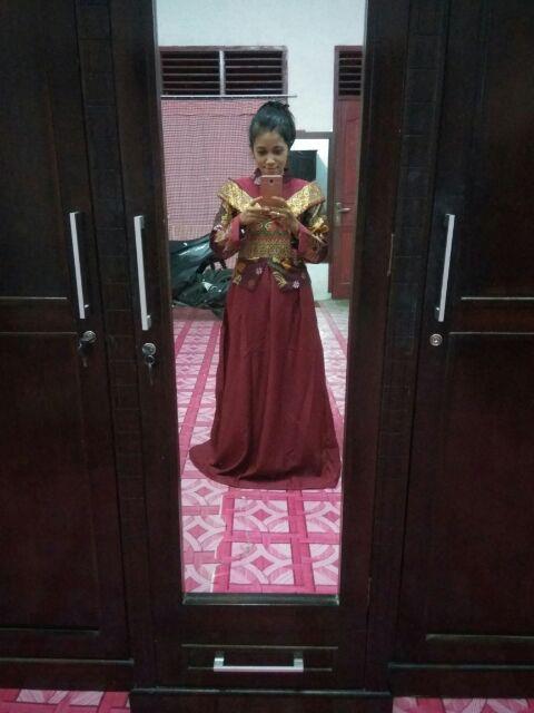 Batik Couple Gamis Belvania {baju Batik Murah[batik Seragaman