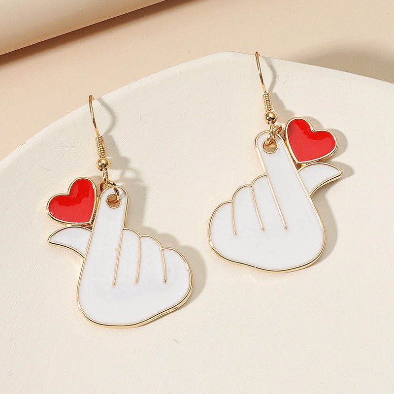 Anting Hook Wanita Kekenian - Anting Wanita Saranghae Korean Style Fashion Import