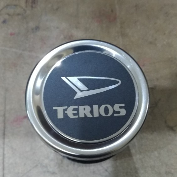 Buntut Knalpot Hitam Logo Tulisan Daihatsu All New Terios