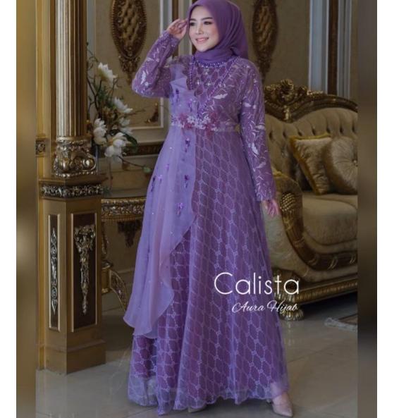 Sangat Nyaman.. calista gown by aura hijab original yg mau order aj yh