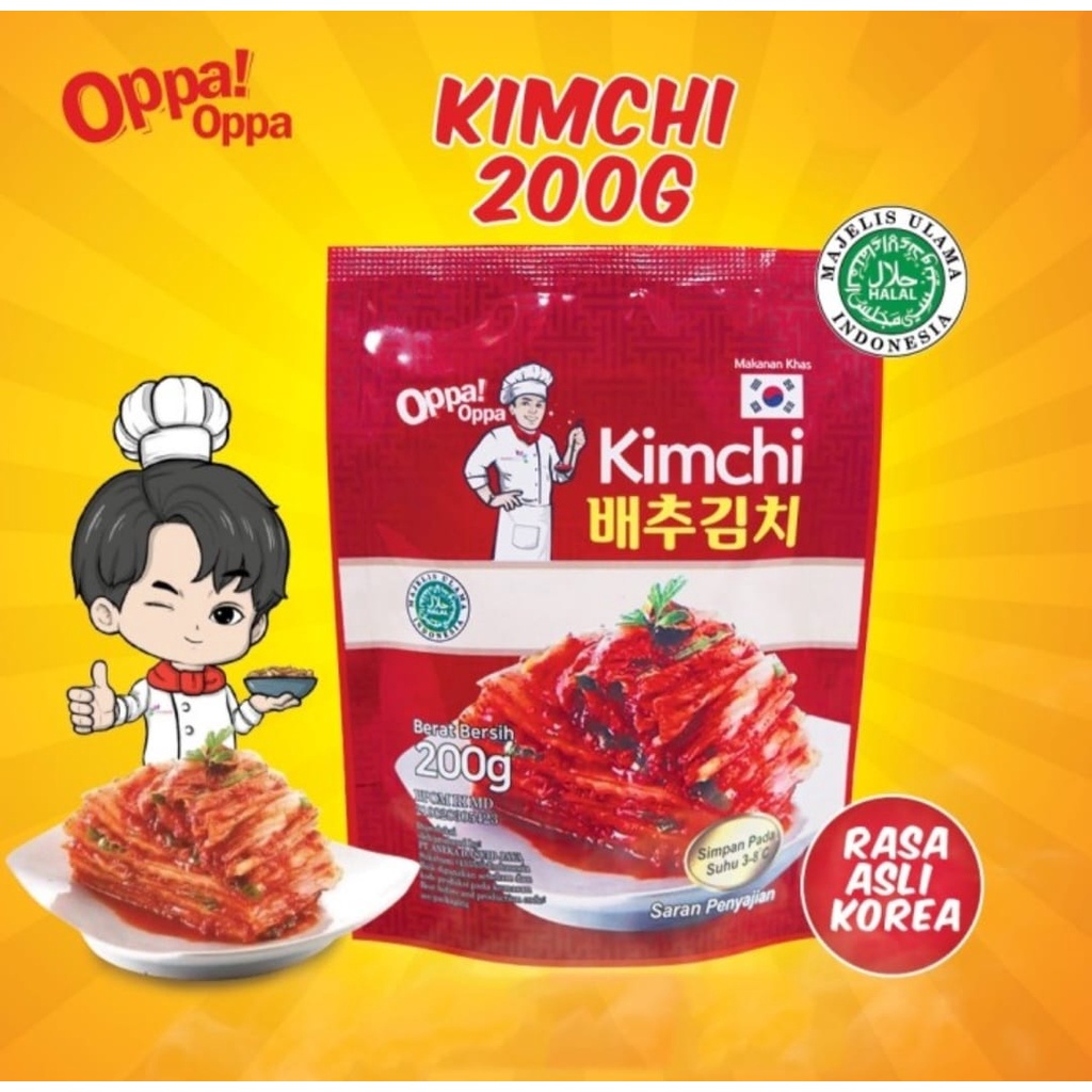 

Kimchi Oppa! Oppa Makanan Tradisional Korea 200gr