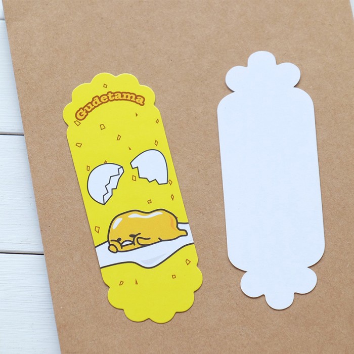 

Bergaransi Gudetama Paper Bookmark Set / Pembatas Buku Bahan Kertas Bergaransi