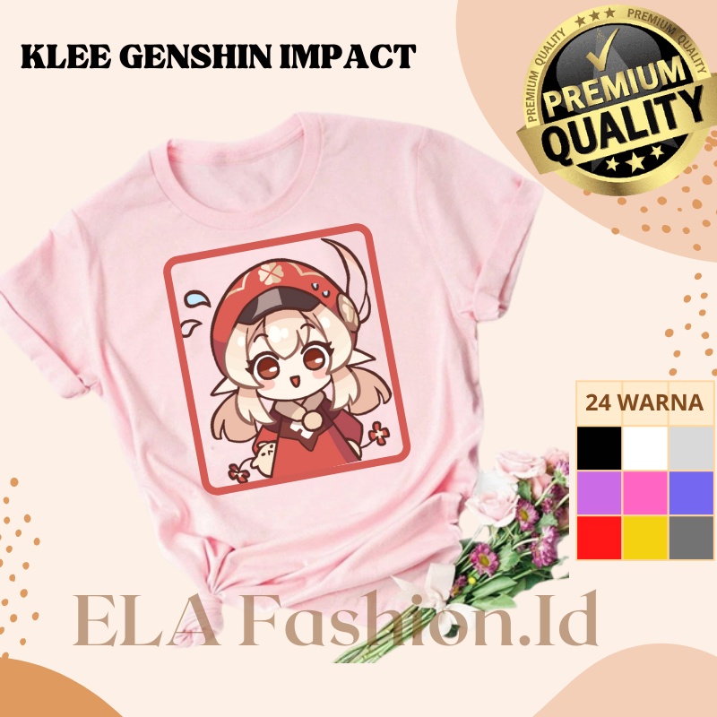 KAOS KLEE GENSHIN IMPACT / KAOS KARTUN ANIME