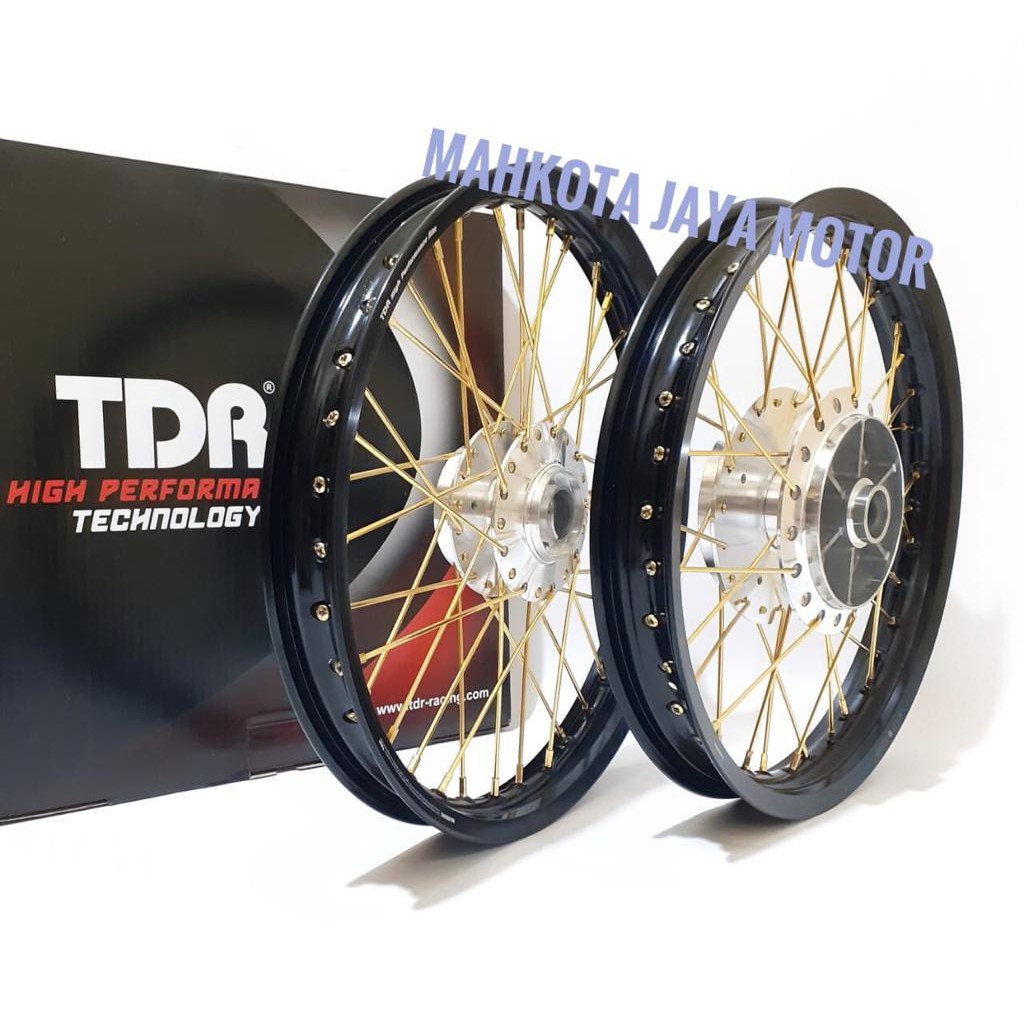 PAKETAN VELG JARIJARI TDR 17X185/215 NINJA 2 TAK/NINJA 150 R/RR/S/SS/SUPERKIPS/ZX 150