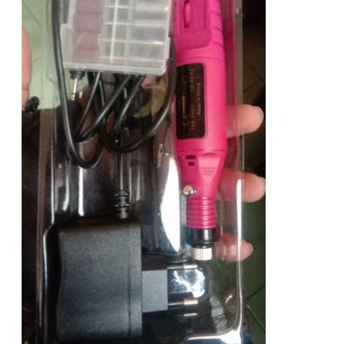 KD-655|Promo 6.6|Mesin Bor mini Grinder drill electric nail menipedi alat ukir piring sendok