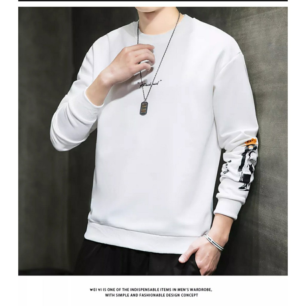 BAJU SWEATSHIRT GET RICH-BAJU LENGAN PANJANG MODEL TERBARU-KAOS DISTRO TERLARIS