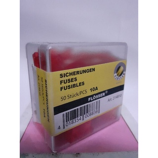 Sekring Fuse DX Mini 10A Flosser Original Germany