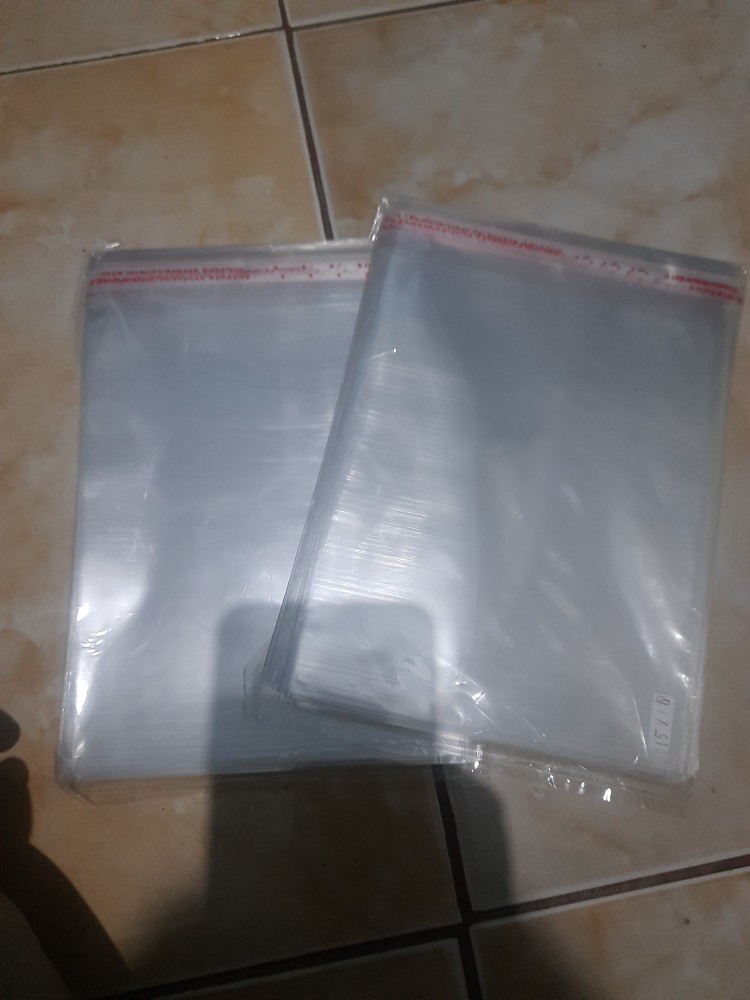 Plastik Opp Seal Roti Tebal Ukuran 15x18