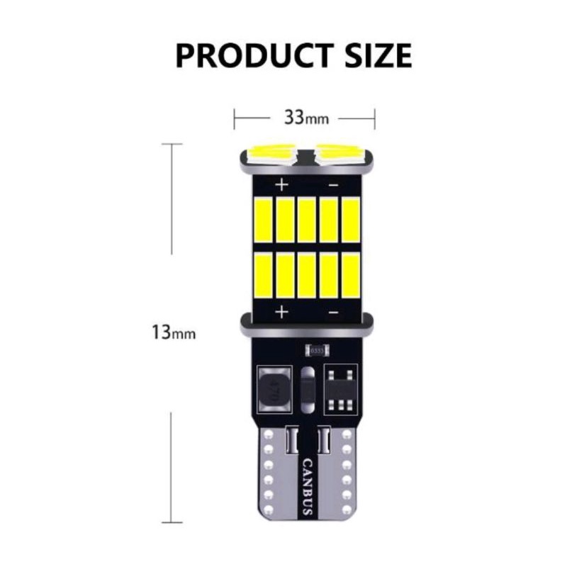 LAMPU LED T10 CANBUS 26 MATA SUPER TERANG