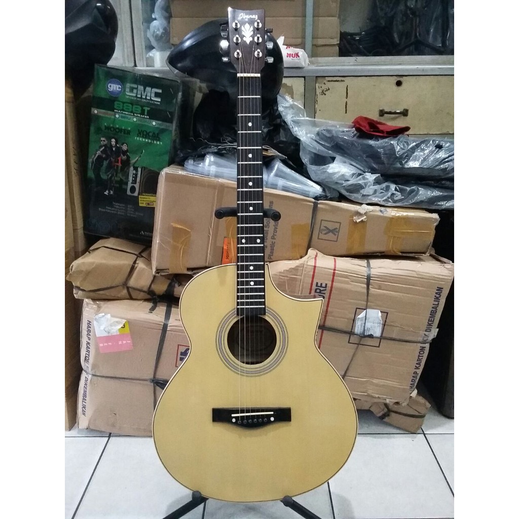 Gitar Akustik Merk Ibanez Merk Natural Jumbo Sunkay Trusrod Jakarta Murah