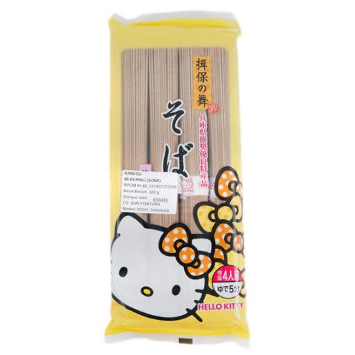 

*****] kanesu soba 320 gr / kanesu hello kitty mie kering soba jepang