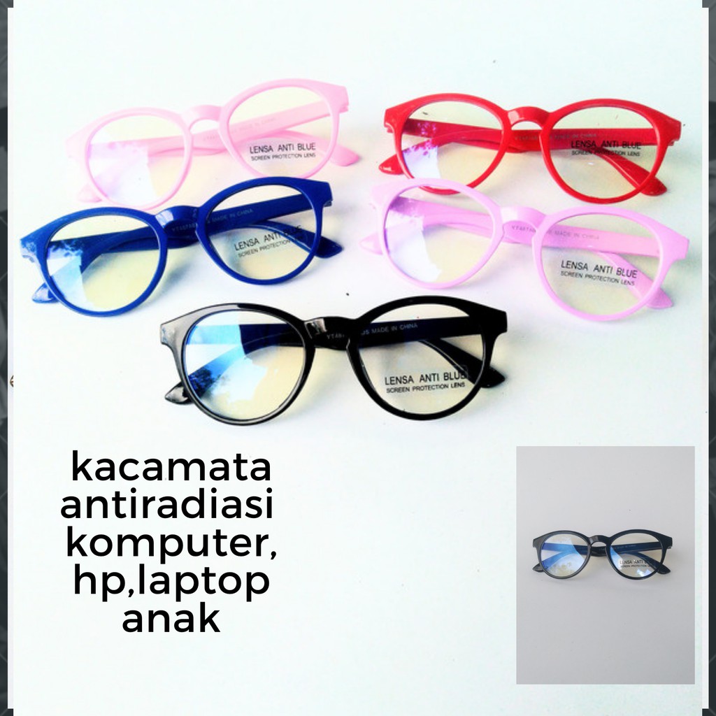 kacamata anak anti radiasi blueray hp oval 487-5