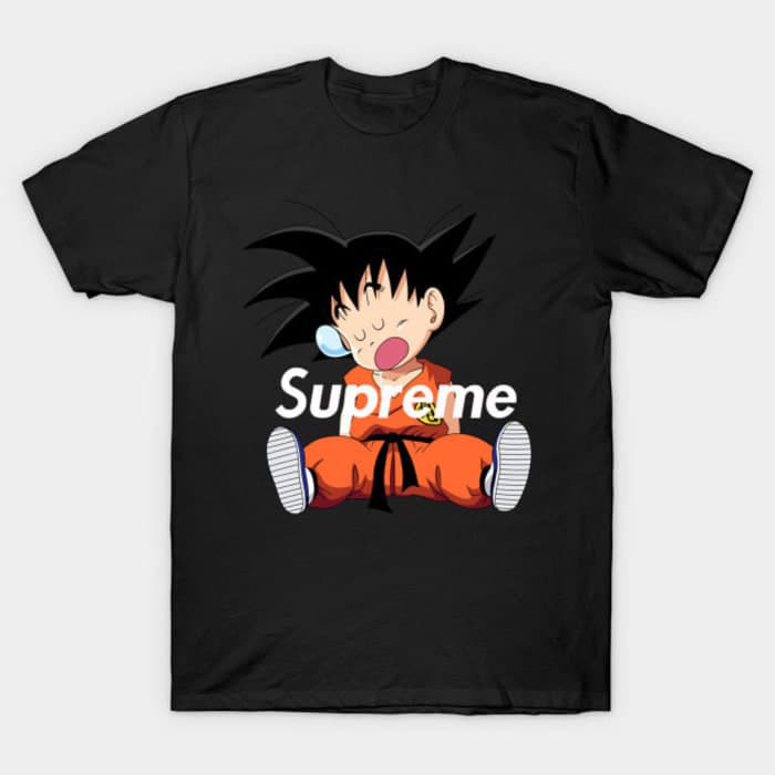 Kaos Tshirt Baju Combed 30S Distro Supreme Goku LV Louis Vuitton HS-1487