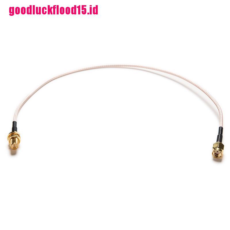 {LUCKID}1pc cable RP.SMA male jack to female plug bulkhead crimp RG316 pigtail 30cm