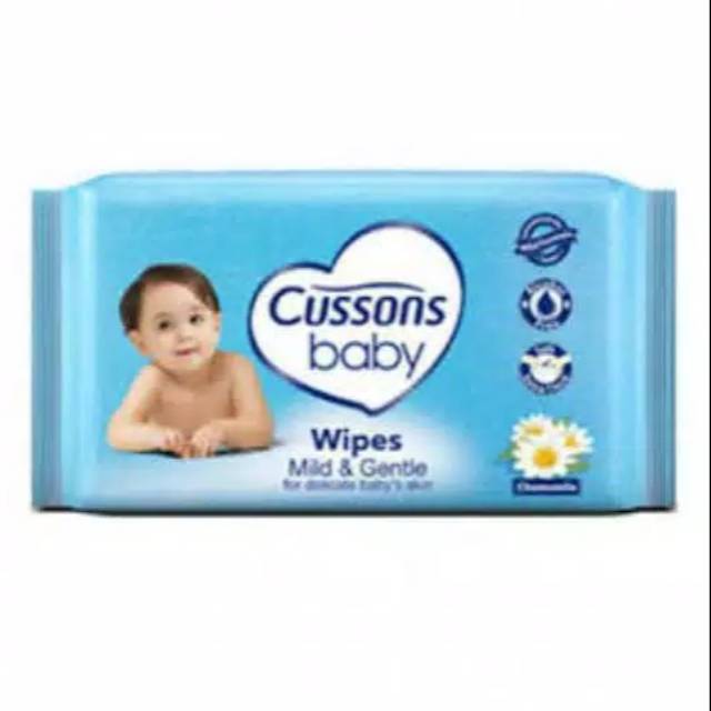 TISU BASAH CUSSONS ISI 50 LEMBAR MILD & GENTLE