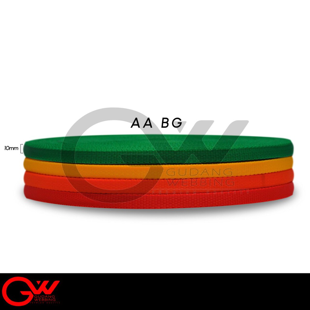 Webbing 1 cm - AA BG 1,0 cm - ECERAN