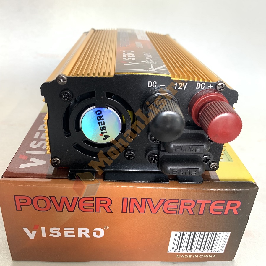 POWER INVERTER VISERO 1000 Watt 1000W DC 12V to 220V PENGUBAH ARUS