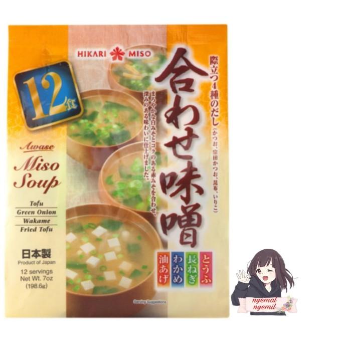 

Hikari Awase Miso Soup-Miso Soup Instant 12 sachet