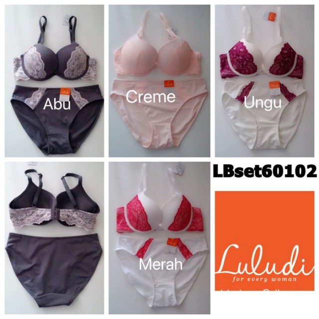 LBset60102 bra set luludi by wacoal