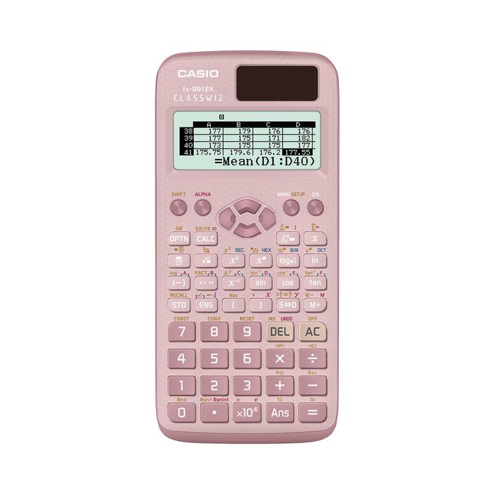 

Calculator Casio Classwiz Model Scientific Calculator Fx-991Ex-Pink