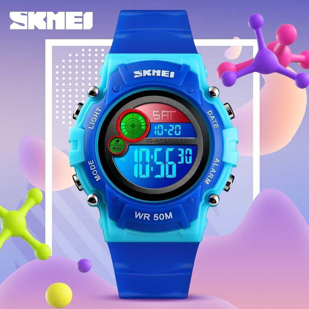 SKMEI Kids Jam Tangan Digital Anak - 1477 [Biru]