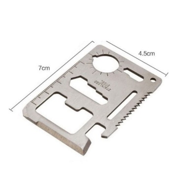 

Penggaris Kartu Stainless Steel / Penggaris kartu multi tool tajam