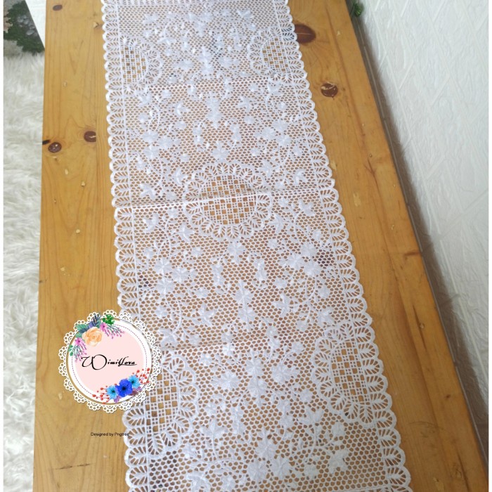 Taplak Meja Tamu Persegi / Taplak Meja Tamu / Taplak Meja Bordir Barang Bagus