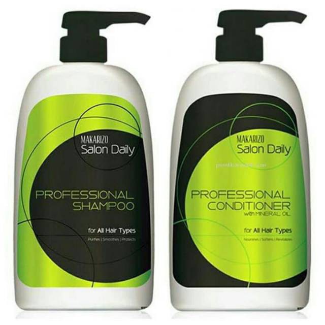 Makarizo Salon Daily Professional Shampoo | Makarizo Salon Daily Professional Conditioner 1000ml