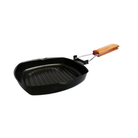 Square grill pan panci panggang bbq teflon tebal anti lengket