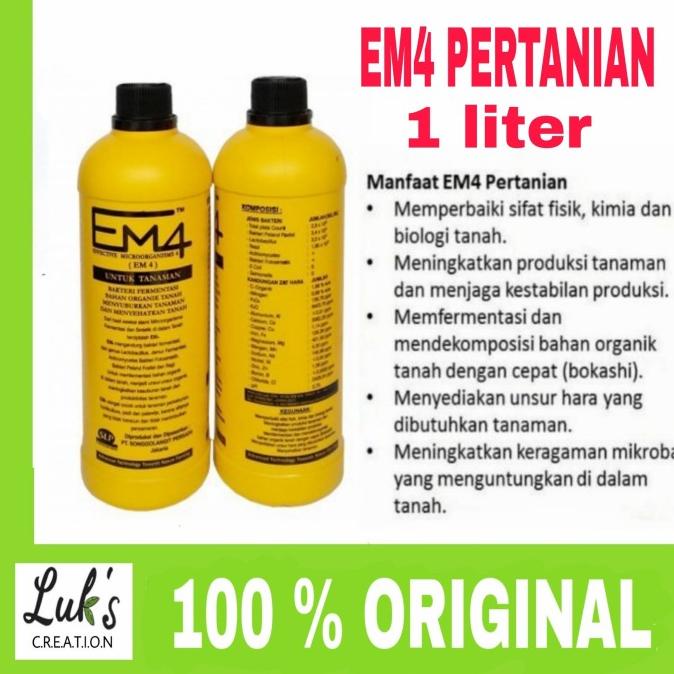 EM4 Pertanian - Pupuk EM4 tanaman - cairan untuk membuat kompos