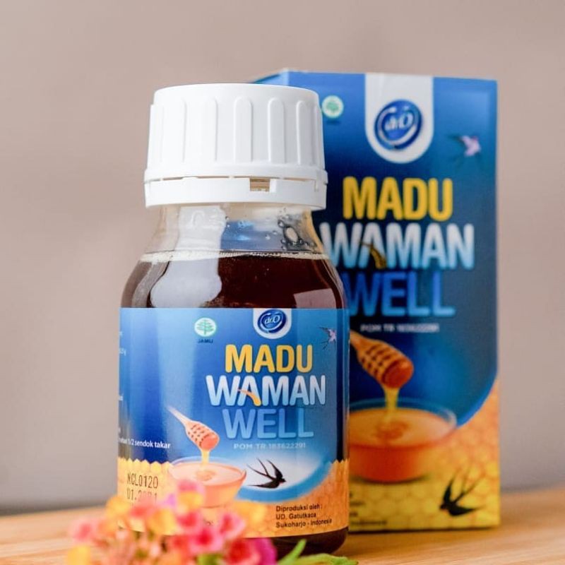 MADU BATUK AMANDEL RADANG TENGGOROKAN AMPUH MADU WAMANWELL MADU DEMAM DAN RADANG TENGGOROKAN DAN AMANDEL MADU WAMANWELL ASLI MADU WAMAN WELL ORGINAL WAMANWELL with BIRD'S NEST 200ml WAMANWEL