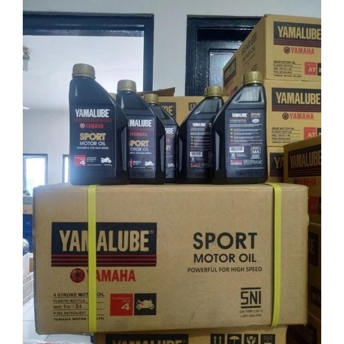 Yamalube Sport SAE 10W-40 1liter Satu dus isi 24 botol