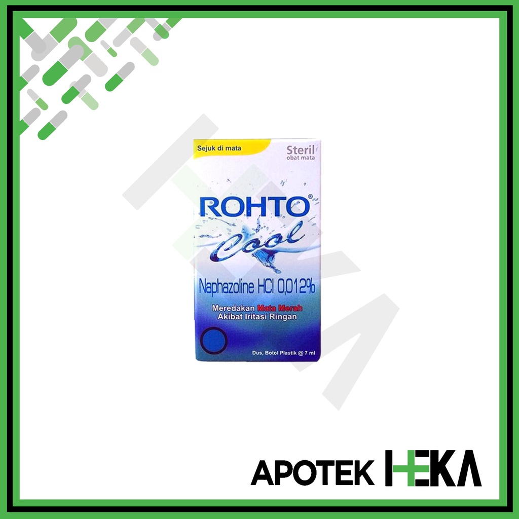 Rohto Cool 7 ml Nafazolin Obat Tetes Mata Atasi Mata Merah (SEMARANG)