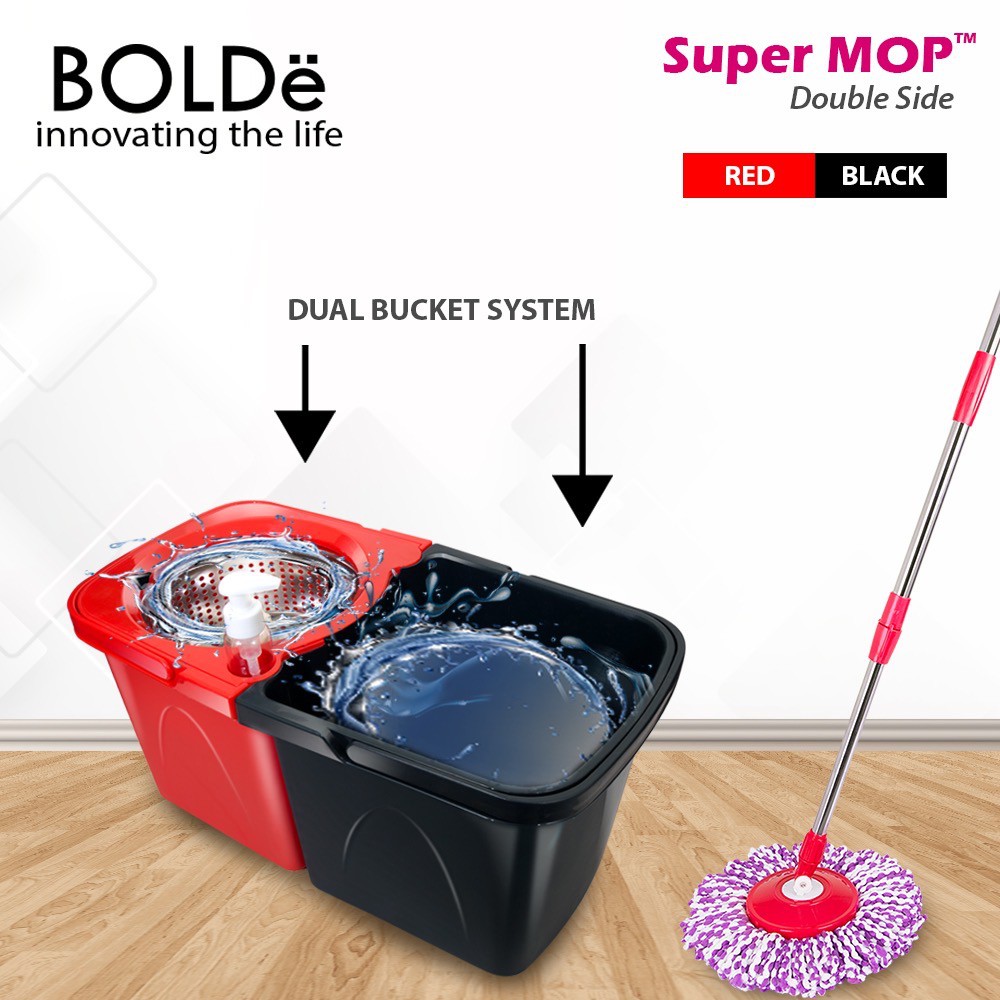 Super MOP Double Side Original BOLDe ( Air Kotor Terpisah) NEW