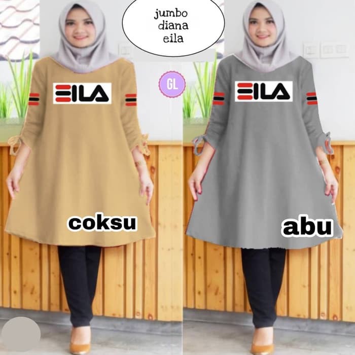 baju atasan muslim/baju tunik/tunik jumbo/jumbo diana eila/gl52430