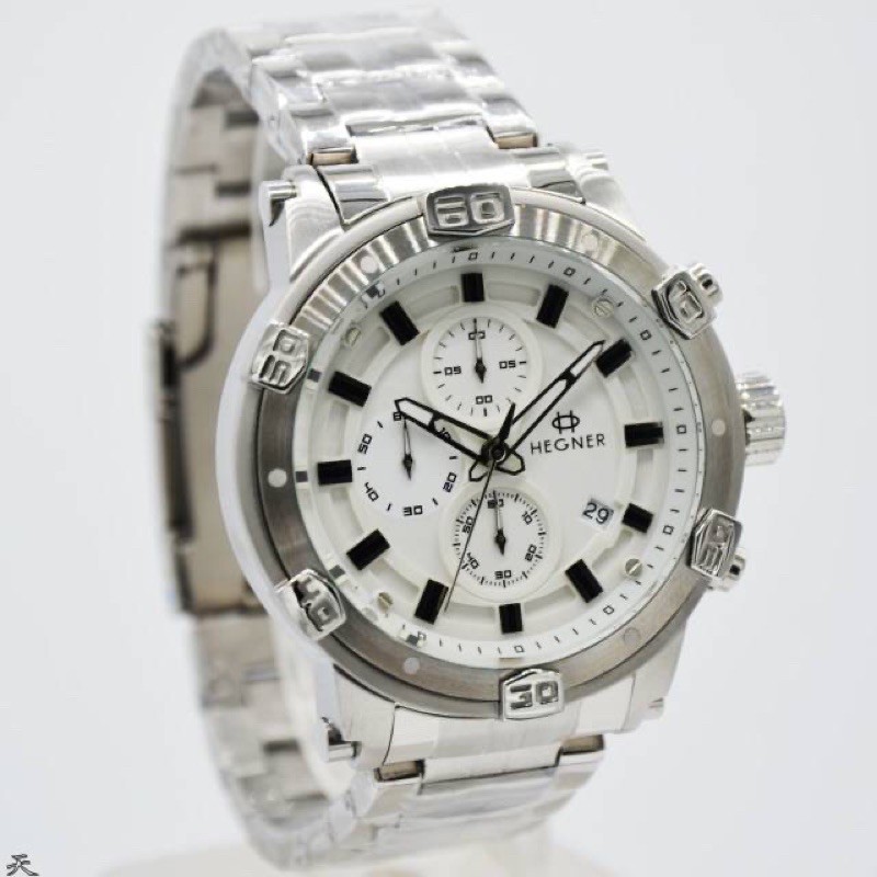 jam tangan pria HEGNER 5032G-3 chronograph