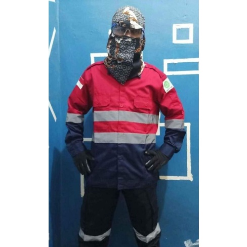 katelpak wearpack seragam saftey lengan panjang seragam proyek