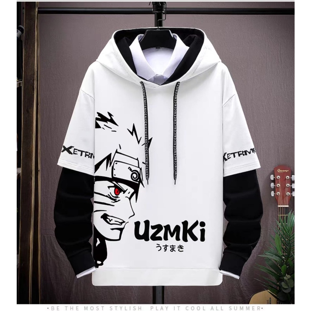 ALIPIO FASHION - SWEATER HOODIE UZMKI / fashion pria / hoodie pria / murah / keren / terbaru